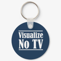 Visualize No TV Keychain by irregulargoods Visualize No TV Keychain
