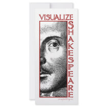 Visualize Shakespeare Custom Rack Card