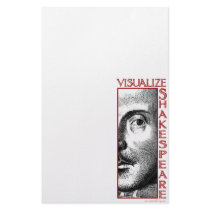 Visualize Shakespeare Stationery Design