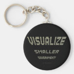 Visualize Smaller Government! Keychain