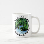 basic_mug - Promote World Peace with this Visualize Whirled Peas design.: Sizes  Available colors: white