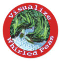 Visualize Whirled Peas Sticker by NiftyGaloot Visualize Whirled Peas Sticker