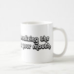Visualizing Duct Tape Over Your Mouth Coffee Mug