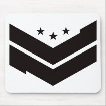 Visualnewbie Logo Basic - Black! mousepads