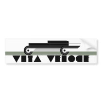VITA VELOCE FUTURISTA BUMPER STICKER