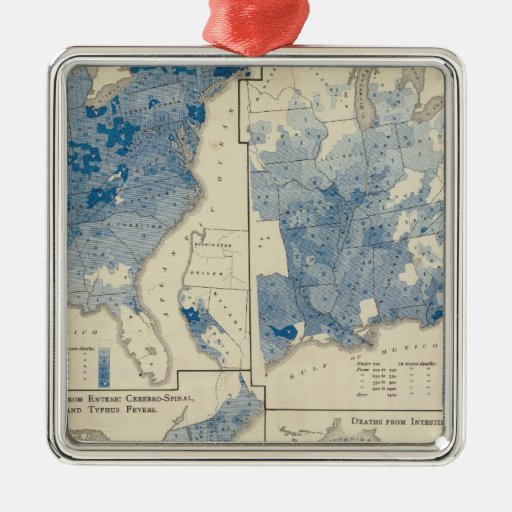 Vital statistics, United States census Christmas Tree Ornament