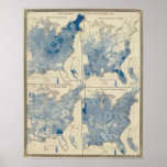Vital statistics, United States census Poster