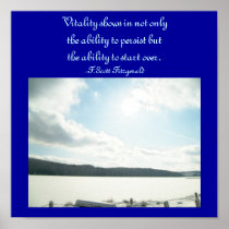 Vitality shows in not only...Quote Poster