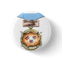 Vitalling Ace medal button