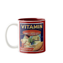 Vitamin Yams Louisiana mugs by CrazyCups Vitamin Yams Louisiana mugs