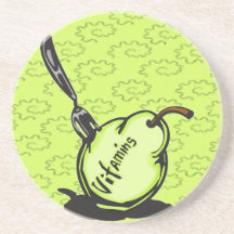 Vitamins In Fruit Beverage Coaster