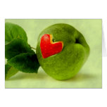apple, heart, red, red, heart, loves, love, fallen