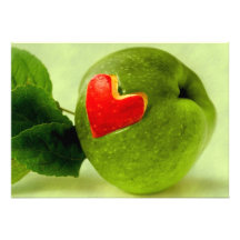 Vitamins with heart invitation