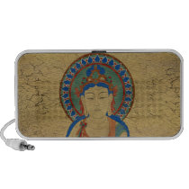 Vitarka Mudra Buddha Doodle Speaker Crackle Backgr speakers