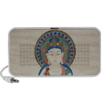 Vitarka Mudra Buddha Doodle Speaker Doug Fir Backg speakers