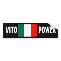 "VITO POWER" Bumper Sticker bumper stickers by wisemanjd "VITO POWER" Bumper Sticker bumper stickers