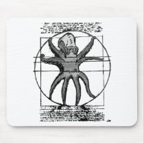 Vitruvian Cthulhu. Mouse Pad