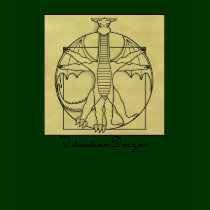vitruvian dragon t-shirts