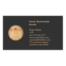 Vitruvian Man Business Card