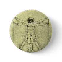 Vitruvian Man buttons by Gallipoli15 Vitruvian Man buttons
