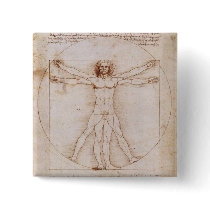 Vitruvian Man Button