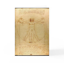 Vitruvian Man by Leonardo da Vinci Card