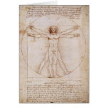 Vitruvian Man Greeting Cards