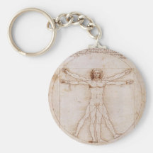 Vitruvian Man Key Chains