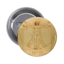 Vitruvian man. pin