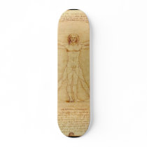 Vitruvian man. skateboards