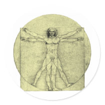 Vitruvian Man stickers by Gallipoli15 Vitruvian Man stickers