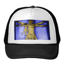 Vitruvian Man Trucker Hats