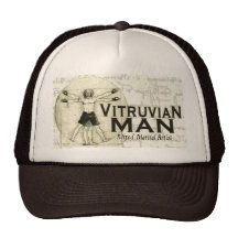 Vitruvian MMA Man Trucker Hats