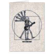 Vitruvian Skeleton Cards