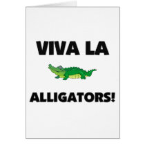 Viva La Alligators cards by AnimalShirts Viva La Alligators cards