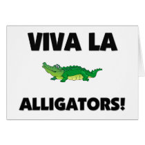 Viva La Alligators cards by AnimalShirts Viva La Alligators cards