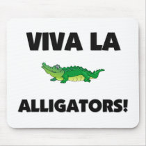Viva La Alligators mousepads by AnimalShirts Viva La Alligators mousepads