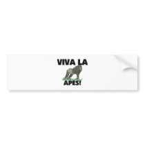 Viva La Apes bumper stickers by AnimalShirts Viva La Apes bumper stickers