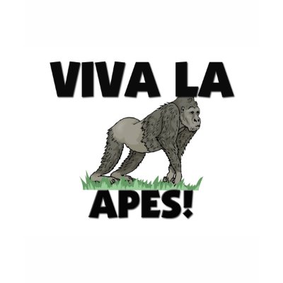 Viva La Apes Tee Shirt by AnimalShirts