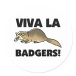 Viva La Badgers stickers