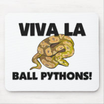 Viva La Ball Pythons mousepads by AnimalShirts Viva La Ball Pythons mousepads