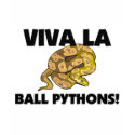 Viva La Ball Pythons t-shirts by AnimalShirts Viva La Ball Pythons t-shirts