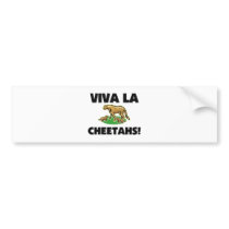Viva La Cheetahs bumper stickers by AnimalShirts Viva La Cheetahs bumper stickers