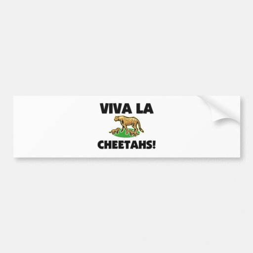 Viva La Cheetahs Bumper Sticker