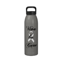 Viva la Cure - White Ribbon Drinking Bottles