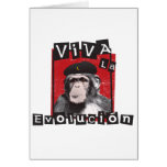 Viva la Evolucion Ape Greeting Cards