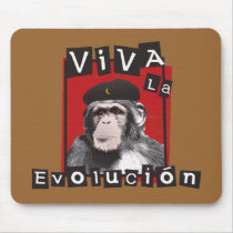 Viva la Evolucion Ape Mousepads