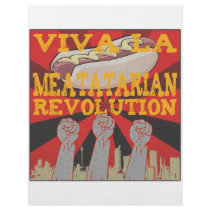 Viva la Meatatarian Revolution Flyer Design