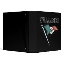 Viva La Mexico Vinyl Binders