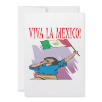 Viva La Mexico Custom Invitations